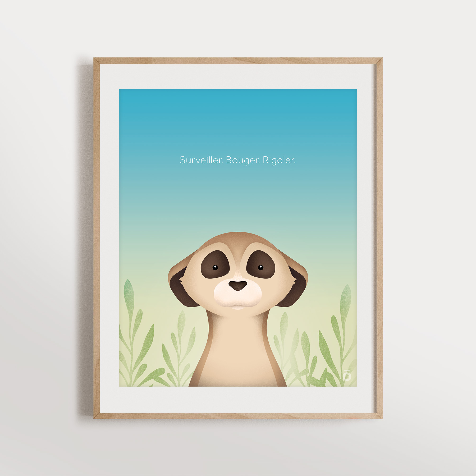 Affiche suricate – Matin vivifiant